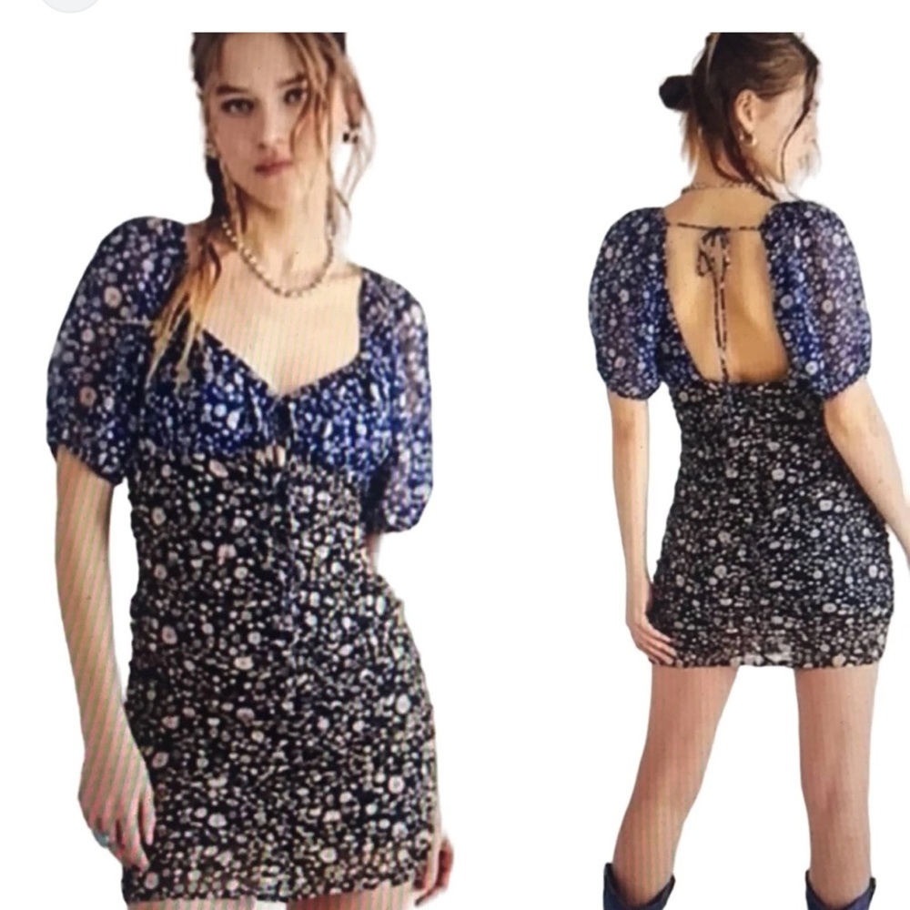 NWOT Free People Ruched Maxi Dress XS